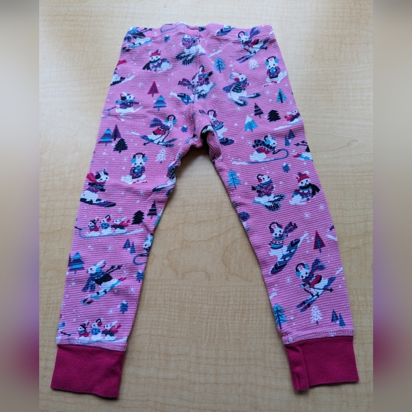 Hatley Waffle-Knit PJs - EUC - Size 4T - Picture 5 of 6